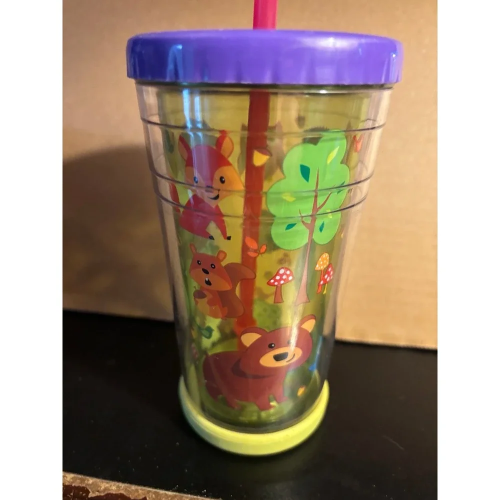 Tervis Tumbler w/Owls, Birds, Trees - 16oz. -- Very Cute! USA